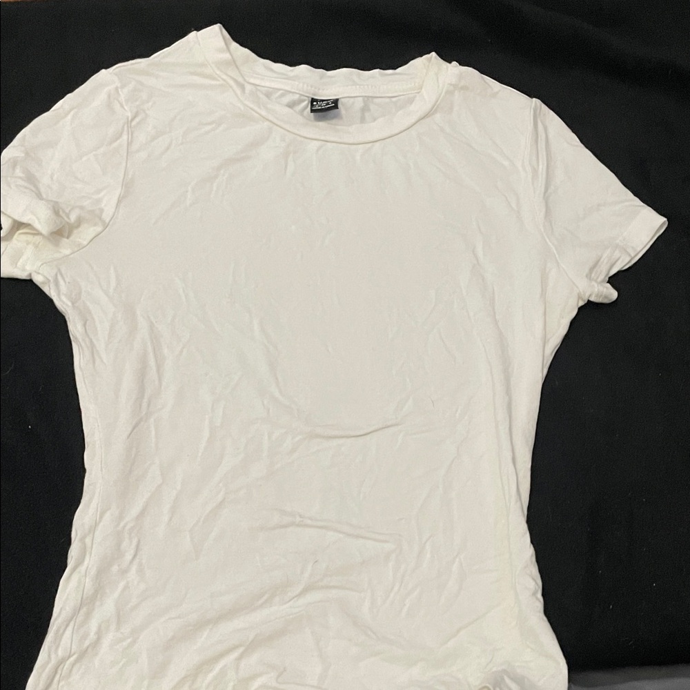 SHEIN White Short Sleeve Tee